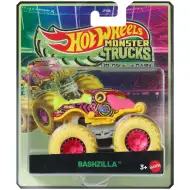 Hot Wheels Monster Trucks: Bashzilla samochodzik 1/64 świecący w ciemności – Mattel