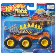 Hot Wheels Monster Trucks: Big Rigs sześcio-kołowy holownik Motosaurus 1/64 – Mattel