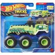 Hot Wheels Monster Trucks: Big Rigs sześciokołowy holownik 5 Alarm 1/64 – Mattel