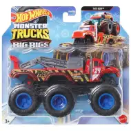 Hot Wheels Monster Trucks: Big Rigs sześciokołowy holownik The 909™ w skali 1:64 – Mattel