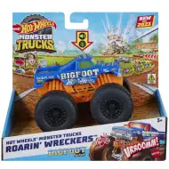 Hot Wheels Monster Trucks: Bigfoot 4x4x4 monster truck z efektami świetlnymi i dźwiękowymi 1/43 - Mattel