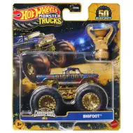 Hot Wheels Monster Trucks: Bigfoot mistrzowska wyścigówka z trofeum 1/64 - Mattel