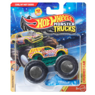 Hot Wheels Monster Trucks: Chili N’ Hot Dogs – monster truck w skali 1/64 – Mattel