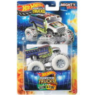 Hot Wheels Monster Trucks: Glow-n-Fire Live samochodzik 1/64 - Mattel
