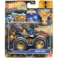 Hot Wheels Monster Trucks: Great Bite - samochodzik mistrza z pucharem 1/64 – Mattel