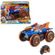 Hot Wheels Monster Trucks: Mega Tiger Shark RC samochód zdalnie sterowany - Mattel