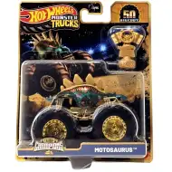 Hot Wheels Monster Trucks: Motosaurus mistrzowski samochodzik z pucharem 1/64 - Mattel