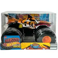 Hot Wheels: Monster Trucks Oversized Tiger Shark, premium metalowy samochód Monster 1/24 - Mattel