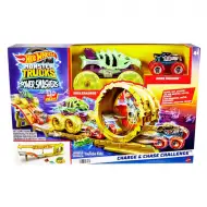Hot Wheels Monster Trucks: Power Smasher Pościg zestaw torów - Mattel