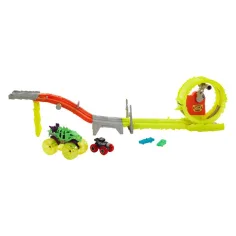 Hot Wheels Monster Trucks: Power Smasher Pościg zestaw torów - Mattel zdjęcie 3
