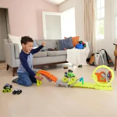 Hot Wheels Monster Trucks: Power Smasher Pościg zestaw torów - Mattel zdjęcie 4