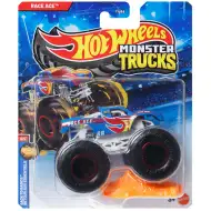 Hot Wheels Monster Trucks: Race Ace niebieski samochodzik 1/64 - Mattel