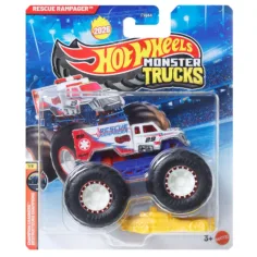 Hot Wheels Monster Trucks: Rescue Rampage monster samochodzik 1/64 – Mattel