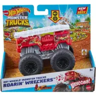 Hot Wheels Monster Trucks: Roarin’ Wreckers samochodzik z efektami świetlnymi i dźwiękowymi 1/43 - Mattel