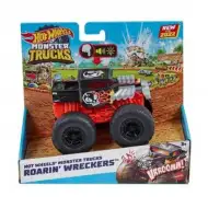 Hot Wheels: Monster Trucks Roarin Wreckers samochodzik z światłem i dźwiękiem 1/43