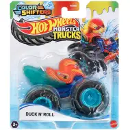 Hot Wheels Monster Trucks: Samochód zmieniający kolor - Duck N Roll - Mattel
