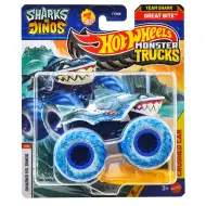 Hot Wheels Monster Trucks Sharks vs Dinos: Great Bite samochodzik 1/64 - Mattel