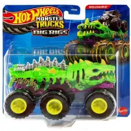 Hot Wheels Monster Trucks: Sześciokołowy holownik Skelesaurus - Mattel