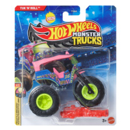 Hot Wheels Monster Trucks: Tuk ’N’ Roll monsterowy samochodzik 1/64 – Mattel
