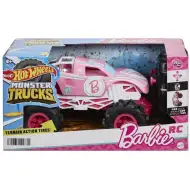 Hot Wheels Monster Trucks: Zdalnie sterowany samochód potwór Barbie 1/24 2.4GHz - Mattel