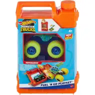 Hot Wheels Monster Trucks: Zestaw do zabawy z kanistrem - Mattel