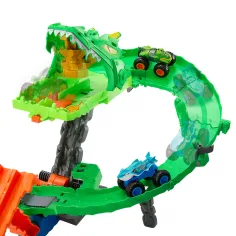 Hot Wheels Monster Trucks: Zestaw torowy Wyścig Smoka - Mattel zdjęcie 3