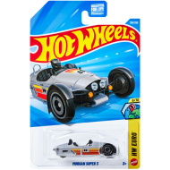 Hot Wheels: Morgan Super 3 srebrny samochodzik 1/64 – Mattel