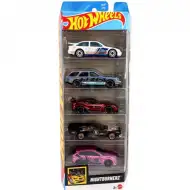 Hot Wheels: Nightburnerz zestaw 5 samochodzików 1/64 - Mattel