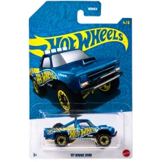 Hot Wheels Pearl & Chrome: 87 Dodge D100 samochodzik 1/64 - Mattel