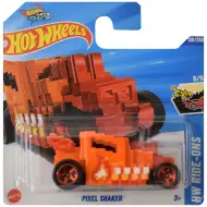 Hot Wheels: Pixel Shaker pomarańczowy samochodzik 1/64 - Mattel