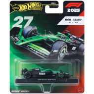 Hot Wheels Premium: KICK Sauber F1 Team #27 — samochodzik Formuły 1 w skali 1/64 - Mattel