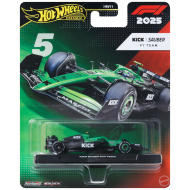 Hot Wheels Premium: KICK Sauber F1 Team #5 samochodzik Formuły 1 1/64 - Mattel