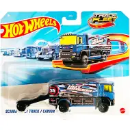 Hot Wheels: Samochód transportowy Scania Rally Truck w skali 1:64 – Mattel