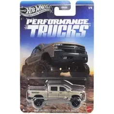 Hot Wheels Silver Series: 2019 Chevrolet Silverado Trail Boss LT samochodzik 1/64 - Mattel