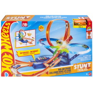 Hot Wheels Stunt Tracks: Zderzenie w powietrzu – zestaw torów z małym samochodzikiem – Mattel