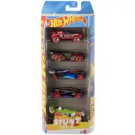Hot Wheels: Stunt Tracks kolorowy zestaw 5 samochodzików 1/64 - Mattel