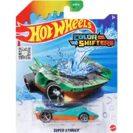 Hot Wheels: Super Stinger niebiesko-zielony samochodzik zmieniający kolor 1/64 - Mattel