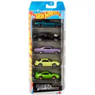 Hot Wheels: Szybcy i Wściekli zestaw 5 samochodzików 1/64 – Mattel