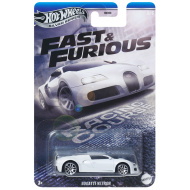 Hot Wheels: Szybcy i wściekli Bugatti Veyron biały samochodzik 1/64 - Mattel