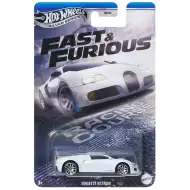 Hot Wheels: Szybcy i wściekli Bugatti Veyron biały samochodzik 1/64 - Mattel