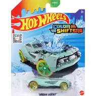 Hot Wheels: Urban Agent turkusowy samochodzik zmieniający kolor 1/64 - Mattel