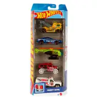 Hot Wheels: Zestaw 5 pojazdów Priority Patrol - Mattel