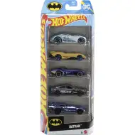 Hot Wheels: Zestaw 5 samochodzików Batman 1/64 - Mattel