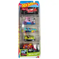 Hot Wheels: Zestaw 5 samochodzików Fun Park 1/64 – Mattel
