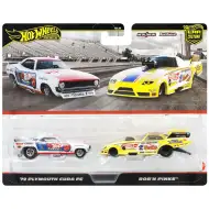 Hot Wheels: Zestaw dwóch samochodzików Deluxe ’72 Plymouth Cuda FC i Rob’n Pinks 1/64 – Mattel