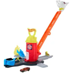 Hot Wheels: Zestaw tor strażacka wieża - Mattel zdjęcie 2