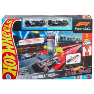 Hot Wheels: Zestaw toru prostej mety Formuły 1 - Mattel