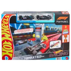 Hot Wheels: Zestaw toru prostej mety Formuły 1 - Mattel