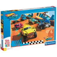 Hot Wheels gotowy do wyścigu 104-elementowe maxi supercolor puzzle - Clementoni