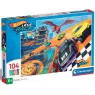 Hot Wheels wyścig 104-elementowe supercolor puzzle - Clementoni